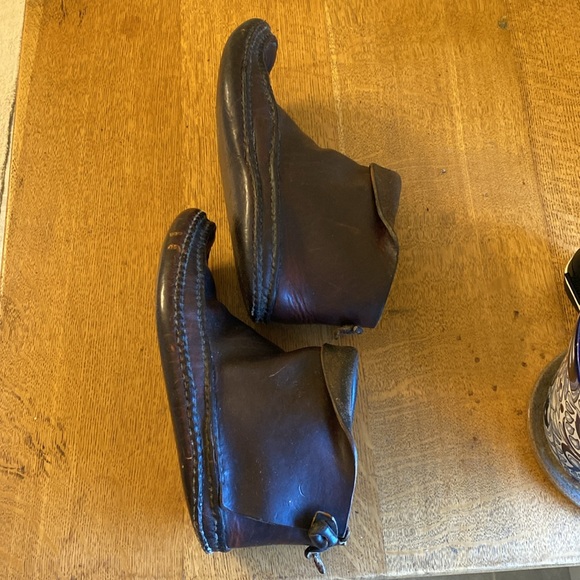 Men's Brown Leather Boots - Picture 3 of 4